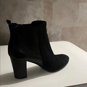 Black Suede Ankle Boots